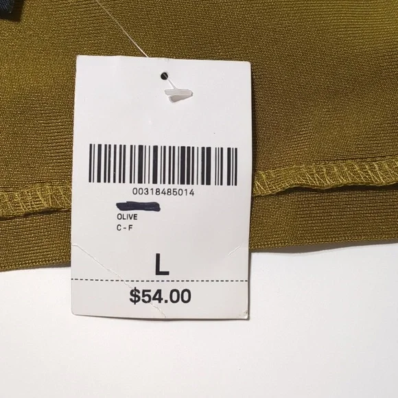 Forever 21 Crop Top  Sleeveless Olive Green size Large - Picture 5 of 8